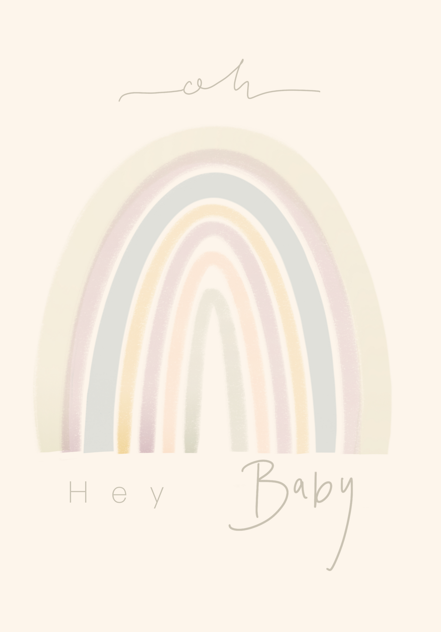 Regenbogen A6 Postkarte