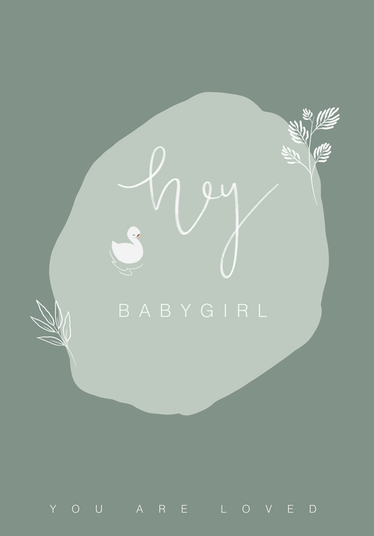 Babygirl A6 Postkarte