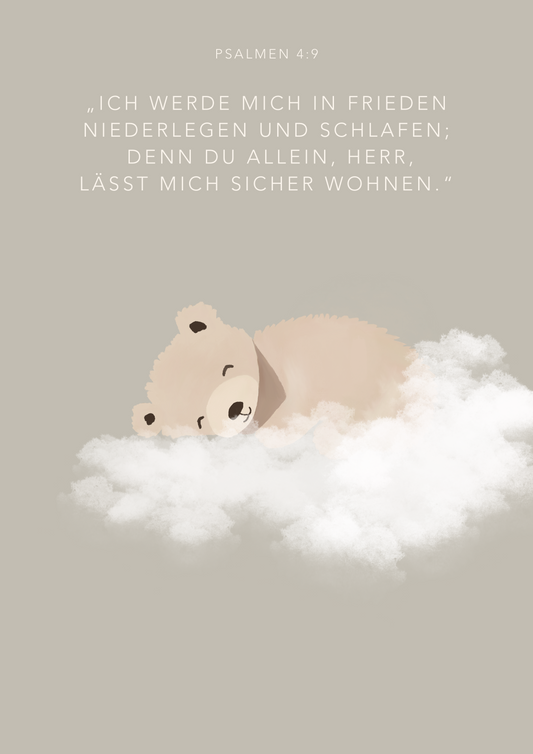 Bär A4 Poster
