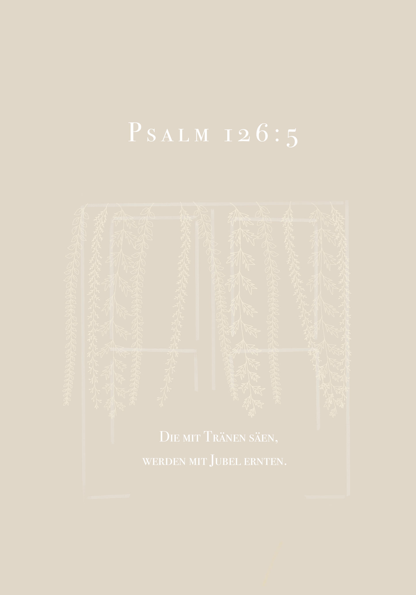 PSALM 126:5 A6 Postkarte