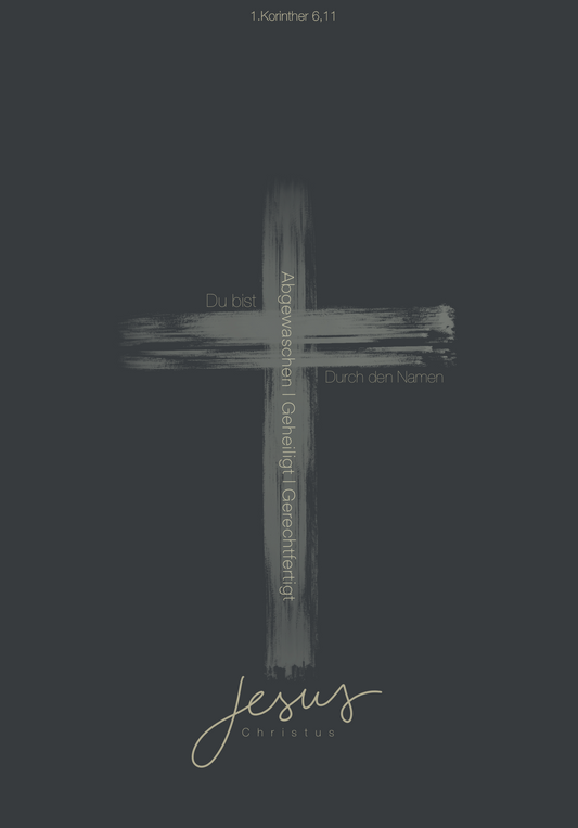 "Das Kreuz" A6 Postkarte