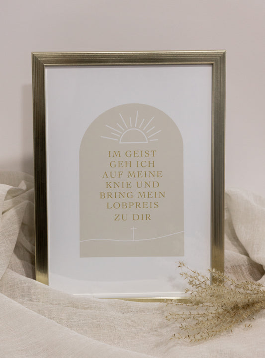 Lobpreis Poster A4