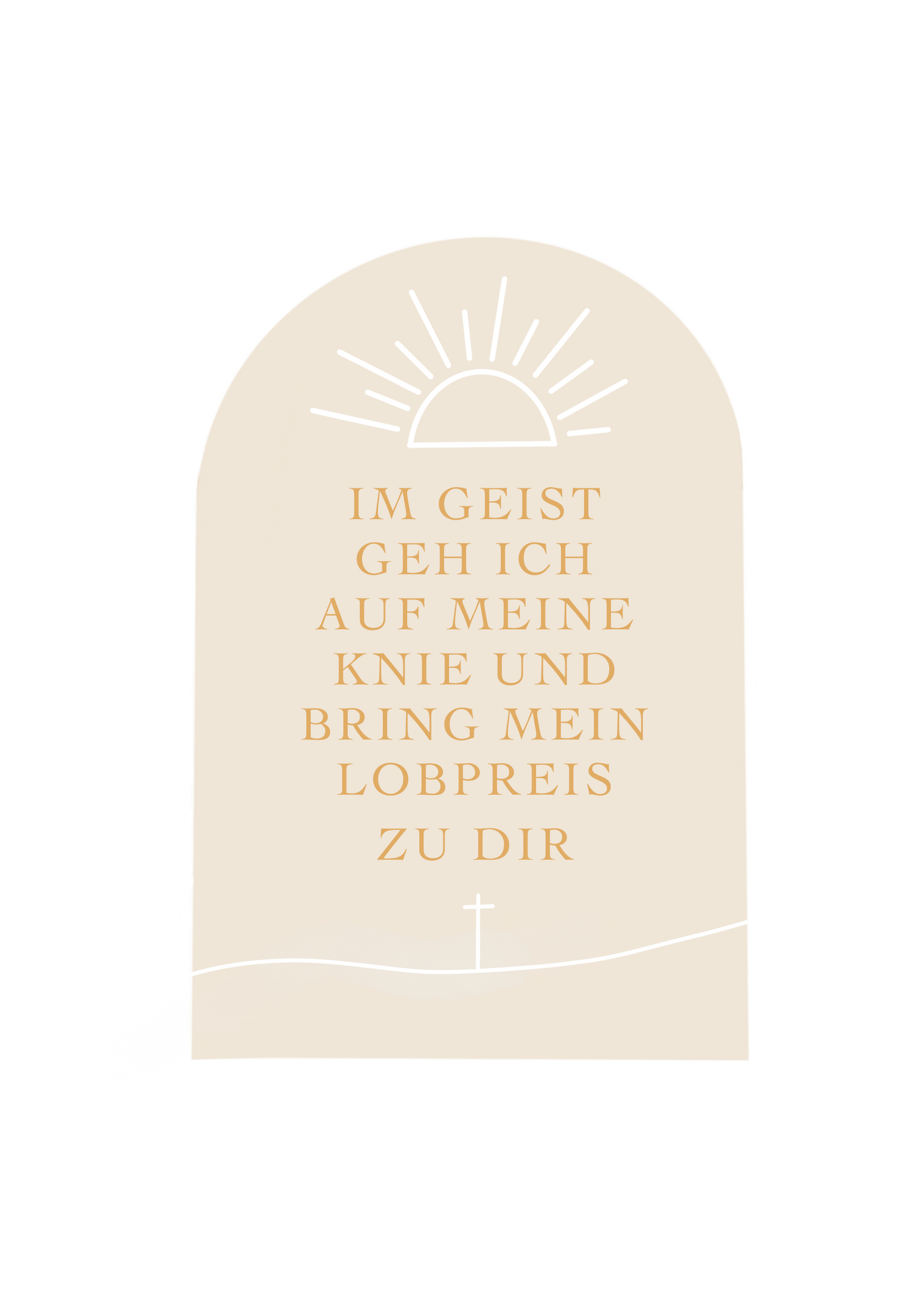 Anbetung A6 Postkarte